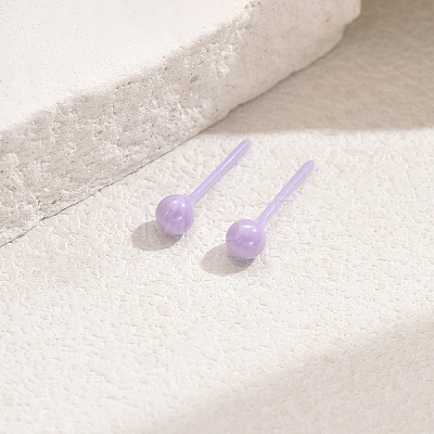 Round Porcelain Stud Earrings PV8744-1-1