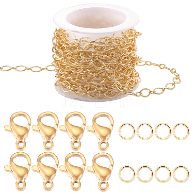 DIY Chain Bracelet Necklace Making Kit DIY-BBC0001-30-1