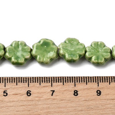 Handmade Porcelain Beads Strands PORC-K010-05B-1