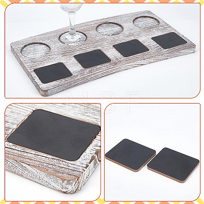 Wooden Shot Glasses Serving Tray WOOD-WH0030-40-1