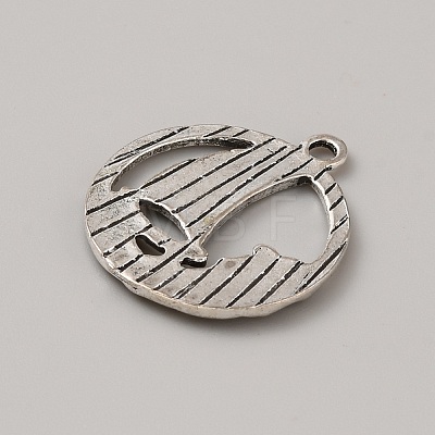 Ocean Theme Alloy Enamel Pendants ENAM-CJC0022-14E-AS-1