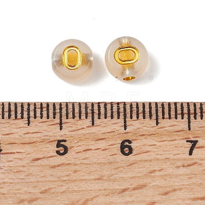 Luminous Transparent Acrylic Beads OACR-P037-01B-O-1