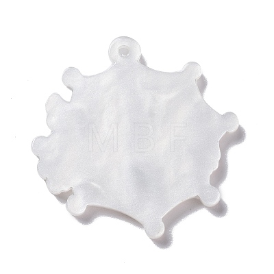 Halloween Style Printed Acrylic Pendants OACR-O004-02B-1