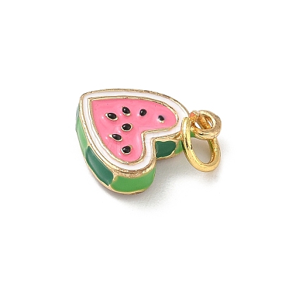 Brass Enamel Pendants X-KK-H523-01D-G-1