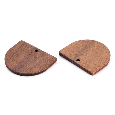 Natural Walnut Wood Pendants X-WOOD-N011-010-1