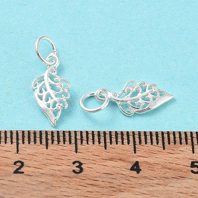 925 Sterling Silver Hollow Charms STER-E069-03S-1