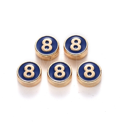 Alloy Enamel Beads ENAM-R055-04-08-RS-1