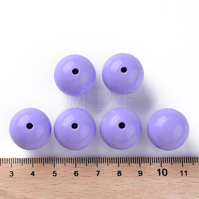 Opaque Acrylic Beads MACR-S370-C20mm-SS2114-1