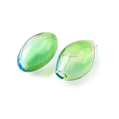 Transparent Handmade Blown Glass Globe Beads GLAA-T012-06-1