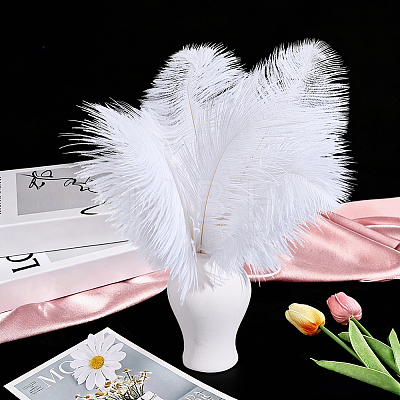 72Pcs 3 Styles Ostrich Feather Craft for Wedding Party Centerpieces Home Decoration DIY-GA0009-95-1