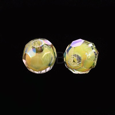 Transparent Acrylic Beads TACR-S152-04B-SS2105-1