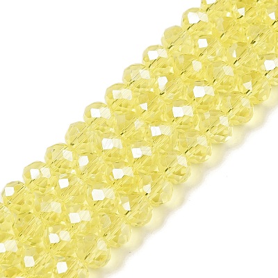 Electroplate Glass Beads Strands EGLA-A044-T8mm-A29-1