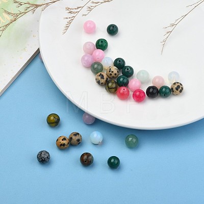 Natural & Synthetic Mixed Gemstone Beads G-MSMC007-29-1