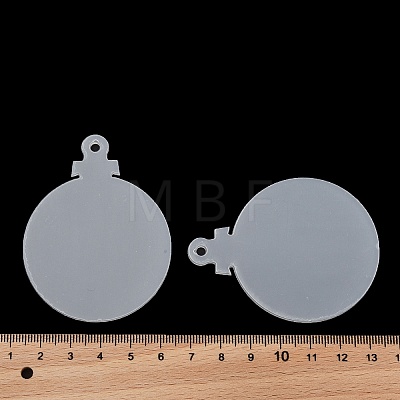 Transparent Acrylic Big Pendants MACR-XCP0001-25-1