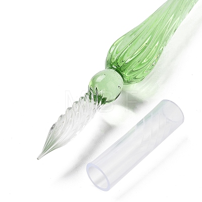 Handmade Glass Dip Pen AJEW-XCP0002-50-1