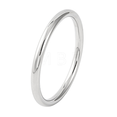 Plain 304 Stainless Steel Bangles for Women BJEW-B104-33B-P-1