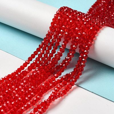 Transparent Glass Beads EGLA-A035-T4mm-D07-1