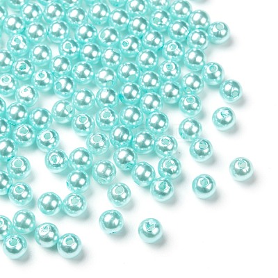 Imitation Pearl Acrylic Beads PL609-01-1
