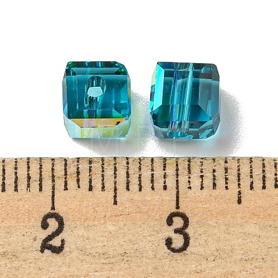 Electroplate Glass Beads EGLA-Z004-04A-04-1