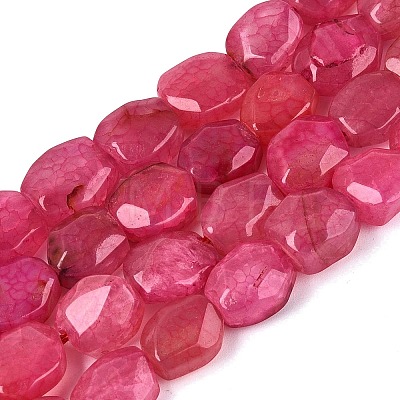 Dyed & Heated Natural Agate Beads Strands G-N359-15A-10-1