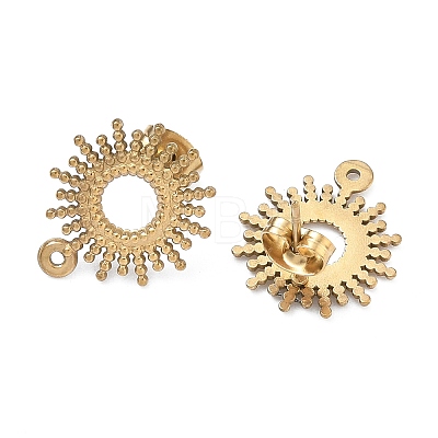 304 Stainless Steel Stud Earring Findings LS-STAS-A139-03B-G-1