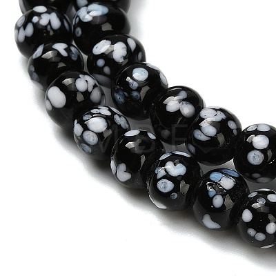 Handmade Lampwork Beads Strands LAMP-H071-01A-06-1