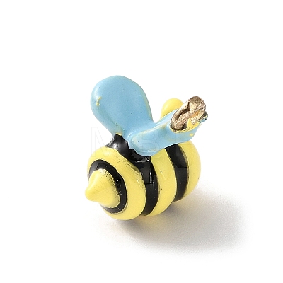 Alloy Enamel Pendants AL-CBA02ED-06G-A-1