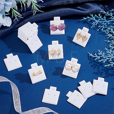 PVC Earring Organizer Display Stands for Jewelry Display Rack EDIS-WH0011-06C-1