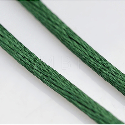 Macrame Rattail Chinese Knot Making Cords Round Nylon Braided String Threads X-NWIR-O002-07-1