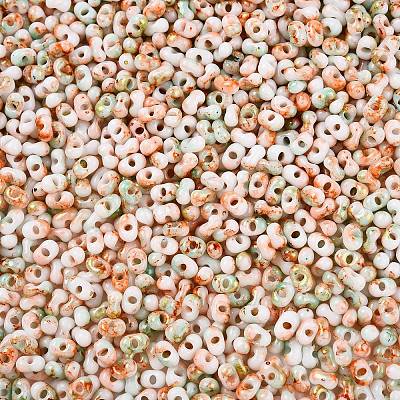 Baking Paint Glass Seed Beads SEED-C003-01Q-1