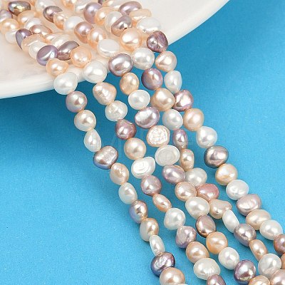 Natural Cultured Freshwater Pearl Beads Strands PEAR-P064-19G-02M-1