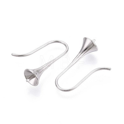 304 Stainless Steel Earring Hooks X-STAS-N108-30P-1