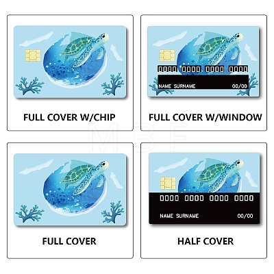 PVC Plastic Waterproof Card Stickers DIY-WH0432-023-1