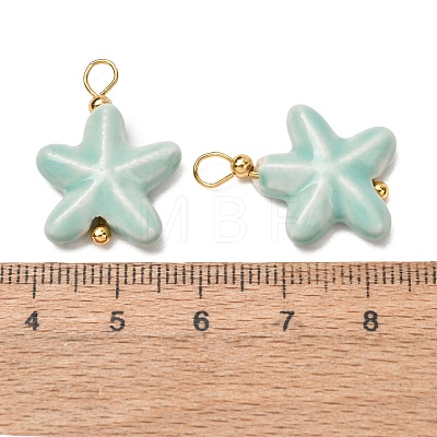 Handmade Porcelain Pendants PR-CBAC347-06G-1