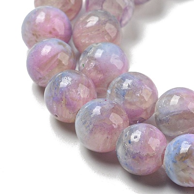 Dyed Natural Jade Beads Strands G-F764-01E-1