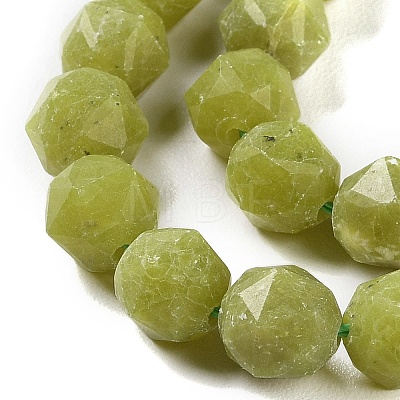 Natural Olive Jade Beads Strands G-NH0021-A17-01-1