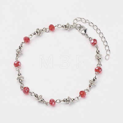 Iron Chain Anklets AJEW-AN00194-1