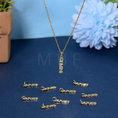 10Pcs Brass Pendants KK-SZ0004-36D-1