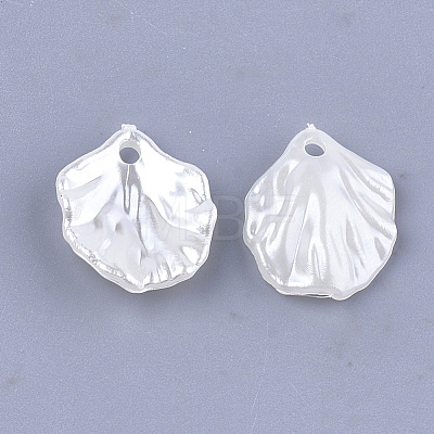 Acrylic Imitation Pearl Pendants X-OACR-T016-01A-1