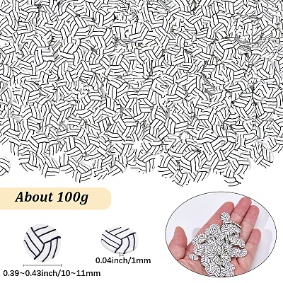 Handmade Polymer Clay Cabochons CLAY-SC0002-98A-1
