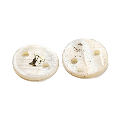 Freshwater Shell Buttons BUTT-Z001-01F-1