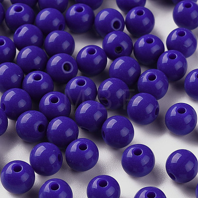 Opaque Acrylic Beads LS-X-MACR-S370-C8mm-A36-1