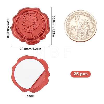 Adhesive Wax Seal Stickers DIY-WH0201-02A-1
