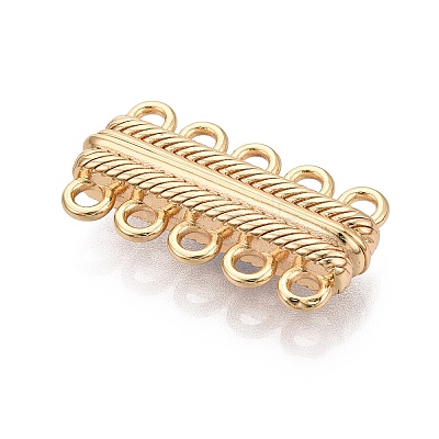 Brass Magnetic Clasps KK-Q074-03G-1
