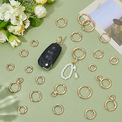 Alloy Spring Gate Rings FIND-ME0003-57G-1