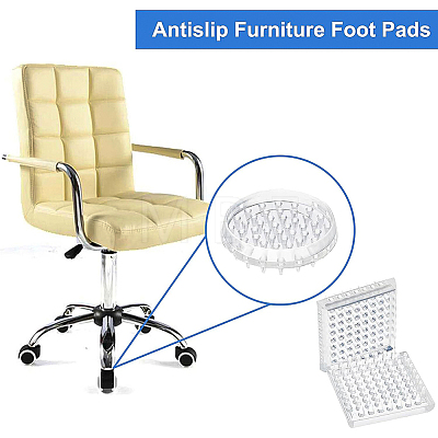 16Pcs 2 Style Transparent Plastic Antislip Furniture Foot Pads DIY-BC0004-99-1