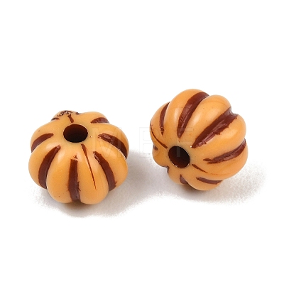 Opaque Acrylic Imitation Wood Beads AC-CBAB80E-01A-1