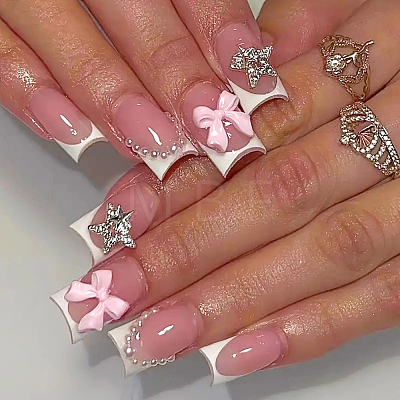 1 Bag Plastic Nail Art Stickers MRMJ-CP0001-57B-1