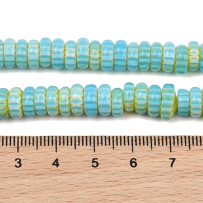 Handemade Millefiori Lampwork Beads LAMP-D009-01A-07-1
