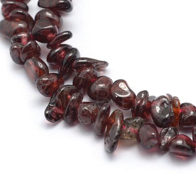 Natural Garnet Beads Strands G-P332-68-1